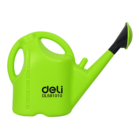 Лейка Deli GS EDL581010, пластмассовая, 10 л, зеленая