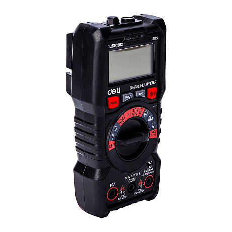 Мультиметр цифровой Deli RS EDL334302, 600В, универсальный