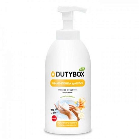 Мыло-пена Dutybox Hands, Ваниль, экологичное, 500 мл (db-1225)