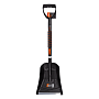  Лопата снеговая автомобильная телескопическая Amigo, 255x300, рукоятка 850-1040, черная