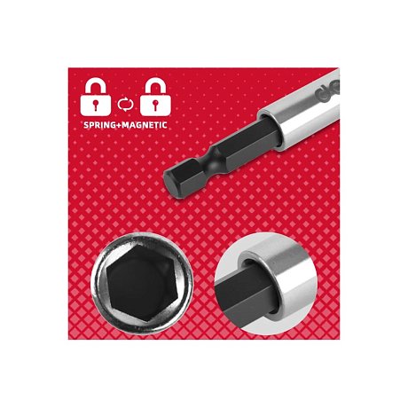 Держатель бит (насадок) Deli YS EDL106002, магнитный, 60мм, 1/4