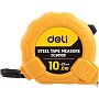 Рулетка Deli YS EDL9010B, 10 м х 25 мм, желтый