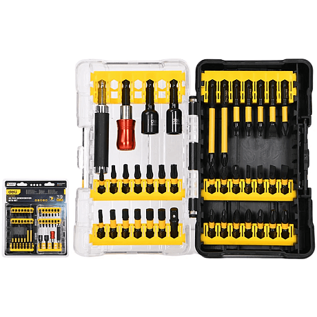 Набор ударных бит Deli YS EDL251203, с держателем, 39 шт.