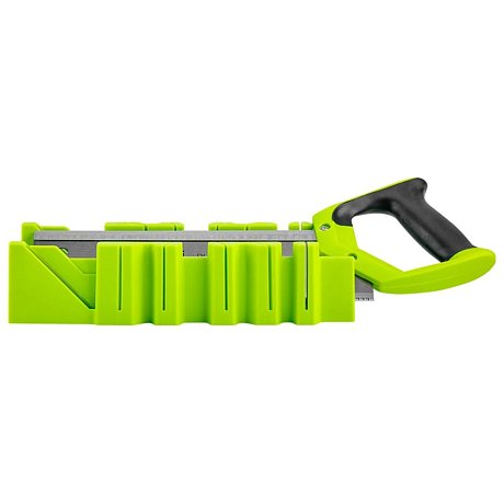 Стусло с ножовкой Deli GS EDL580900, 22.5°/45°/90°, 13 TPI, 300 мм, черный, зеленый