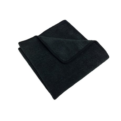 Салфетка из микроволокна, 190 г/м2, 30х30 см, черный, без упаковки