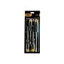 Набор отверток Deli YS EDL620004, 4 шт, SL5x100, SL6x150, PH1x100, PH2x150, черный, желтый