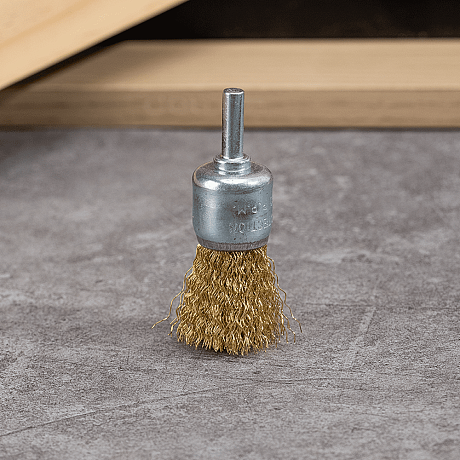 Щетка для дрели Deli YS EDH-GSS025-E6, плоская, проволочная