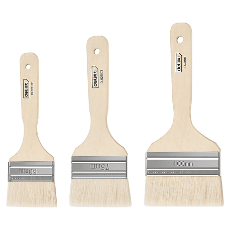 Набор кистей малярных Deli YS DL528101, 50/75/100 мм, 3 шт