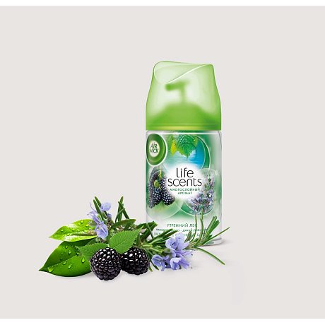Освежитель воздуха Air Wick Fresh Matic Утренний лес, сменные аэрозольные баллоны, 250 мл