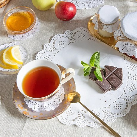 Салфетки бумажные ажурные AVIORA, d=10 см, белый, 250 шт