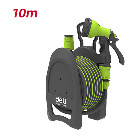 Шланг для полива Deli GS EDL581110B, с катушкой