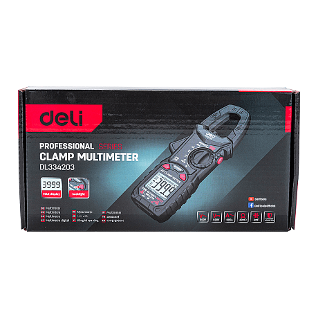 Токоизмерительные клещи Deli RS EDL334203