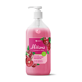 Крем-мыло жидкое Milana увлажняющее, спелая черешня