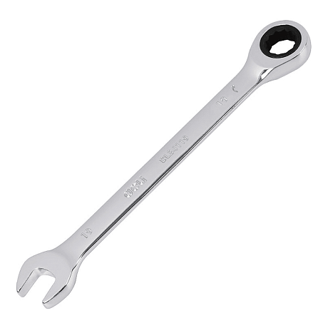 Ключ комбинированный Deli YS EDL34119, 19 мм, с трещоткой, 72 зуба