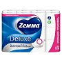 Бумага туалетная Zemma Deluxe, 24 рулона, 3 слоя, белый
