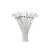 Трубочки для напитков полимерные с гофрой, 210x5 мм, 250 шт/упак