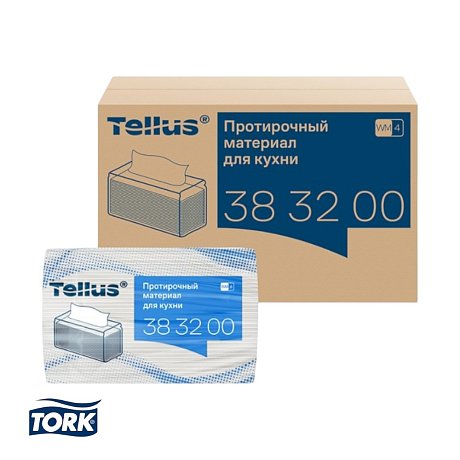 Протирочный материал нетканый Tellus WM4, для кухни, 1 слой, 75 листов (383200)