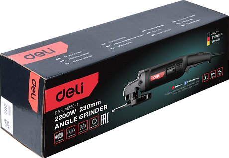 Угловая шлифмашина Deli RS EDE-JM230-1E