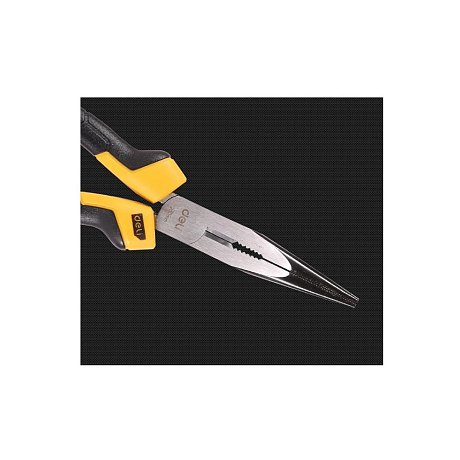 Длинногубцы Deli YS EDL2108Z, 200 мм., желтый, черный