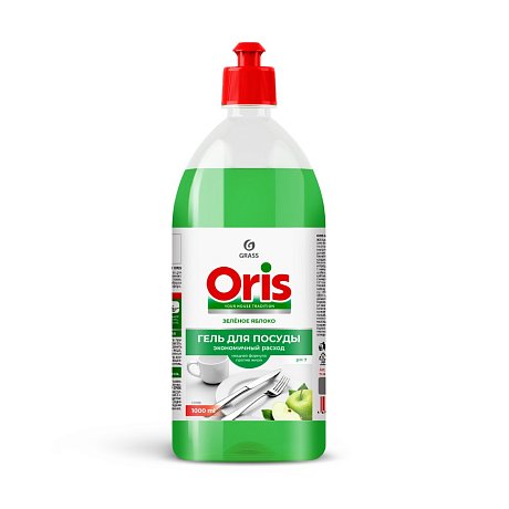 Средство для мытья посуды «Oris зеленое яблоко», 1 л (126108)
