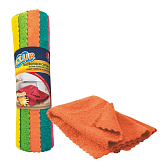 Салфетка из микроволокна YORK AZUR 30x30 см, ассорти, 5 шт/уп