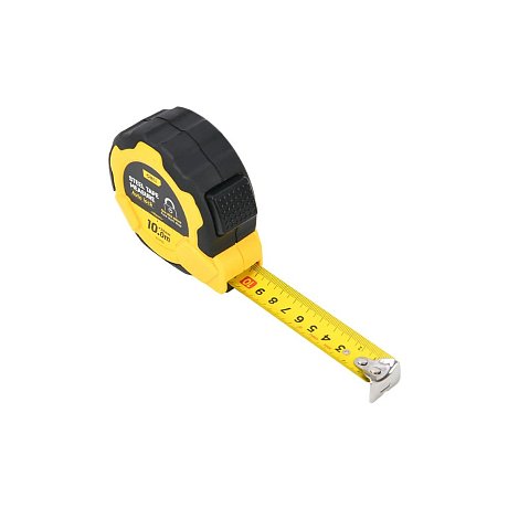 Рулетка Deli YS EDL3799, 10 м х 25 мм, желтый, черный