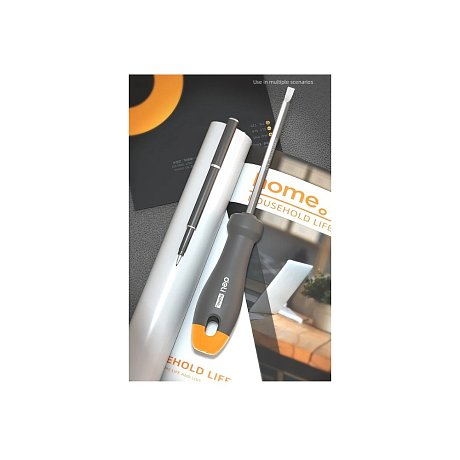 Отвертка Deli HS HT1055C, PH1х100 мм, Soft Touch, оранжевый