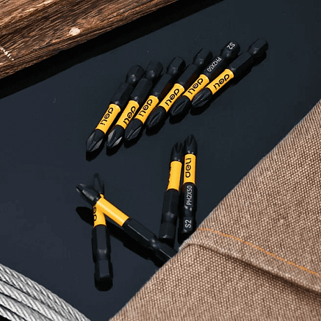 Бита Deli YS EDL251050, ударная, 10 шт., PH2 x 50 мм