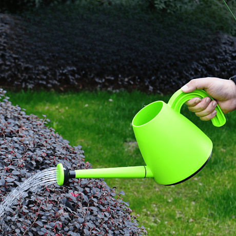 Лейка Deli GS EDL581001, пластмассовая, 1,5 л, зеленая