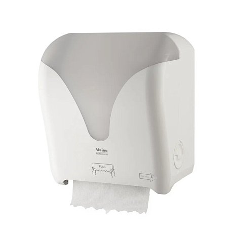 Диспенсер VEIRO Professional POD для полотенец рулонных, механический, белый (POD2v2)