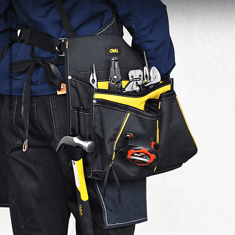 Сумка поясная Deli YS DLP09, для инструмента, 13 карманов