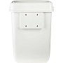 Корзина Luscan Prof Etalon для мусора, с крышкой, 32 л, белый