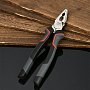 Плоскогубцы Deli RS EDL0005, 200 мм, усиленные., комбинированные, красный, черный