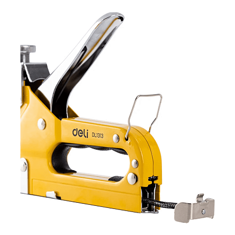 Степлер Deli YS EDL1313, механический, 3-в-1 + комплект скоб (П, U, T)
