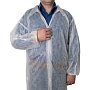 Халат одноразовый спанбонд на липучке, 25 г/м2, размер 3ХL, 10 шт/упак, белый