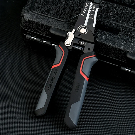 Инструмент для снятия изоляции Deli RS EDL383028, 180 мм, 0.2- 0.8 мм