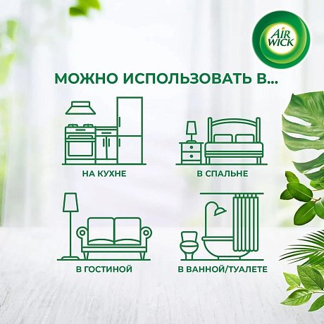 Освежитель воздуха Air Wick Fresh Matic Утренний лес, сменные аэрозольные баллоны, 250 мл