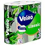 Бумага туалетная Veiro Classic, 4 рулона, 2 слоя, белый