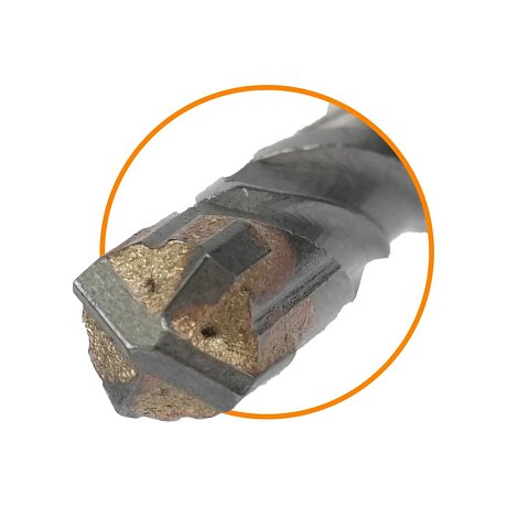 Бур по бетону Deli YS EDH-YCZ16012-E1, 12x160 мм, X-Tip, SDS-PLUS