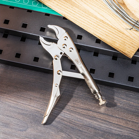 Клещи Deli YS EDL2001-7, зажимные, с фиксатором, 180 мм