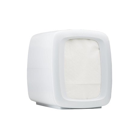 Диспенсер для салфеток Focus, белый, настольный, боковая подача