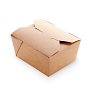 Контейнер бумажный 900 мл, 166/151х132/115х53, 60 шт/упак, крафт