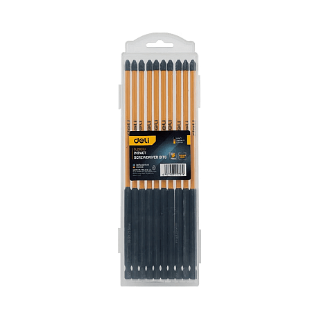 Бита Deli YS EDL251200, ударная, 10 шт., PH2 x 200 мм