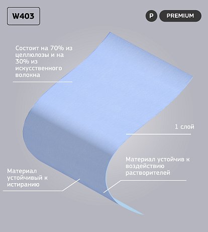 Протирочный материал нетканый Veiro Professional Premium, 190 м (W403)