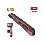 Нож строительный Deli RS EDL025G, 25 мм, универсальный, черный, красный