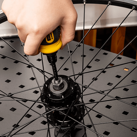 Двухсторонняя отвертка Deli YS EDL626010, с трещоткой, PH2+SL6