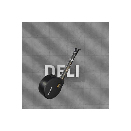 Рулетка Deli HS EHT8316, 3м х 16 мм, Soft Touch, черный