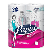 Полотенца бумажные Papia Decor