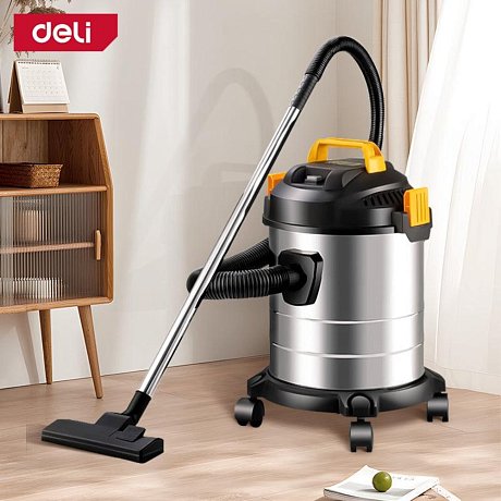 Пылесос сетевой Deli YS EDL881815, 1000 Вт, 16 кПа, 15 л, черный