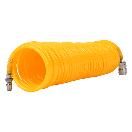 Шланг пневматический Deli YS EDL-PU10, 5/8 мм, 10 м, спиральный, полиуретановый